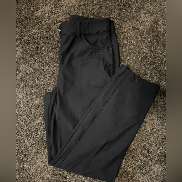 lululemon 5 pocket city sleek Navy Straight Leg Pants - Picture 5 of 5